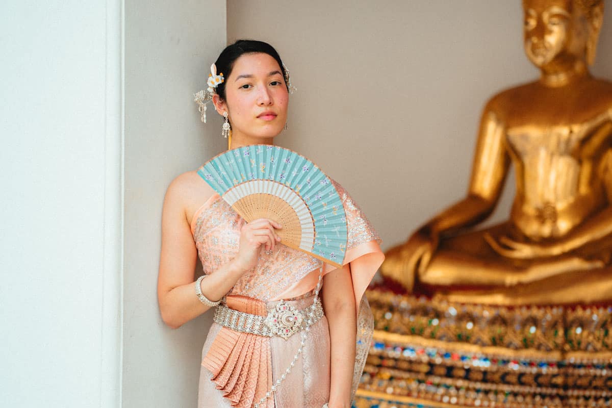 Traditional Thai costumes at Siam Crown
