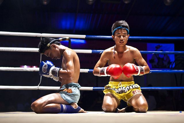 Muay Thai pre-fight ritual
